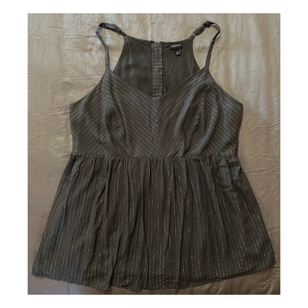 Grey and Silver Tank Top